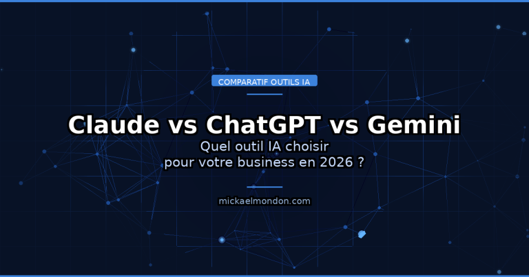 Comparatif IA : Claude vs ChatGPT vs Gemini - quel assistant choisir pour votre business en 2026